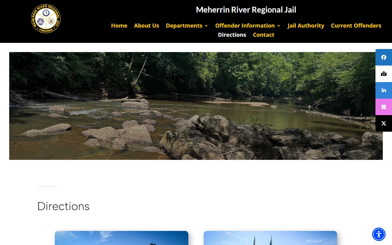 Dinwiddie County inmate records MRRJ directions and facility contacts