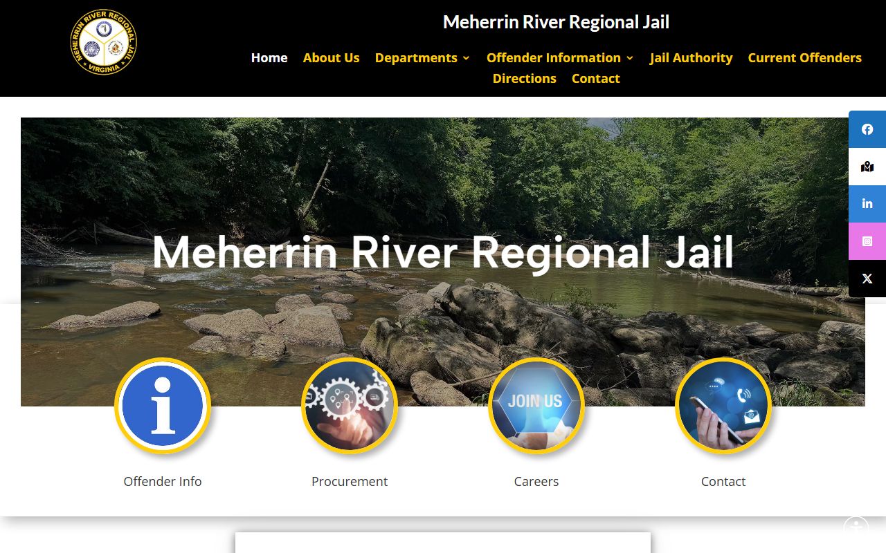 Dinwiddie County inmate population MRRJ current offenders homepage